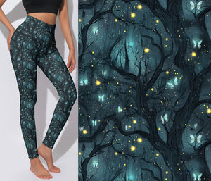 Active leggings - Firefly Forest