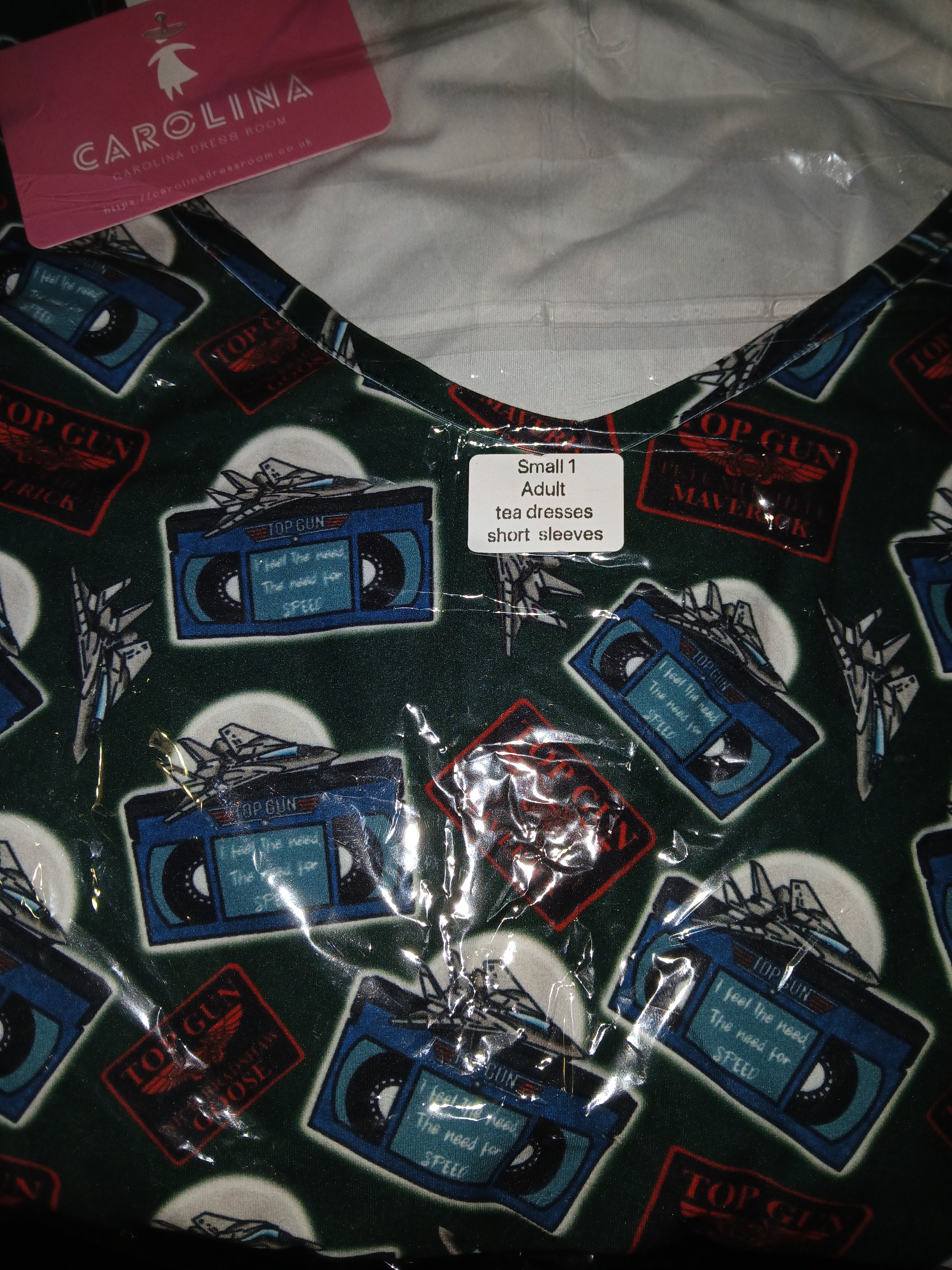 Short Sleeved Tea Dress -  Top Gun Tapes