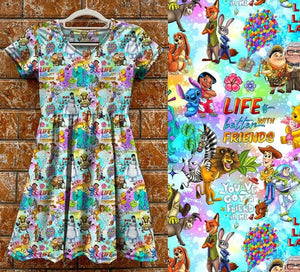 Kids Tea Dress - Best Friends