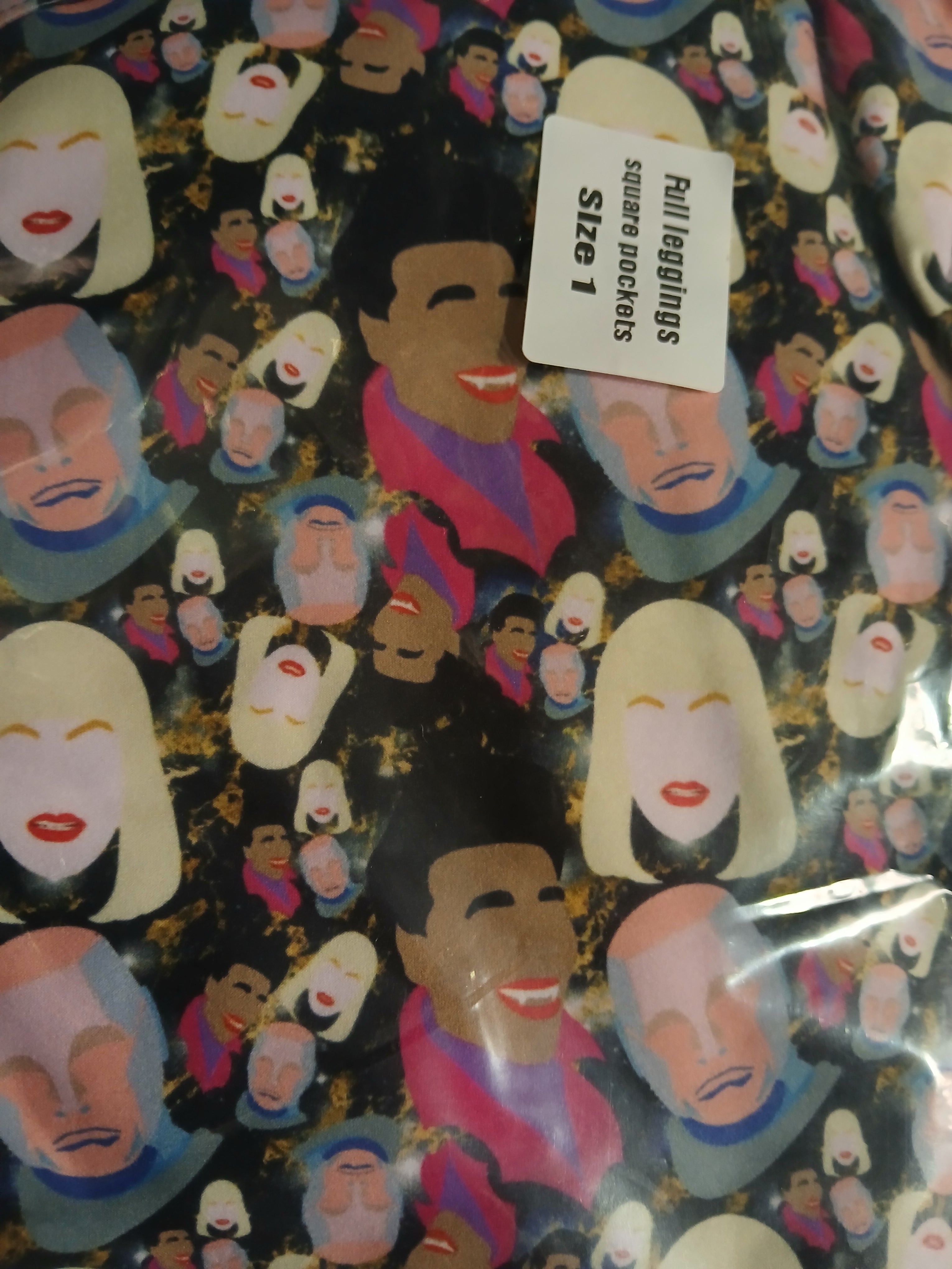 Square Pocket leggings -  Holly Bop (box 14A)