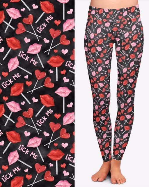 Active Leggings - Lick me (box 5A)