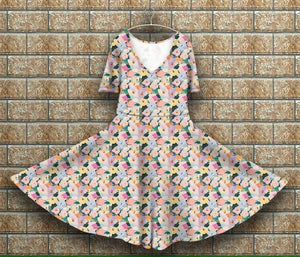 Peggy Dress - Oil Petals (box 8A)