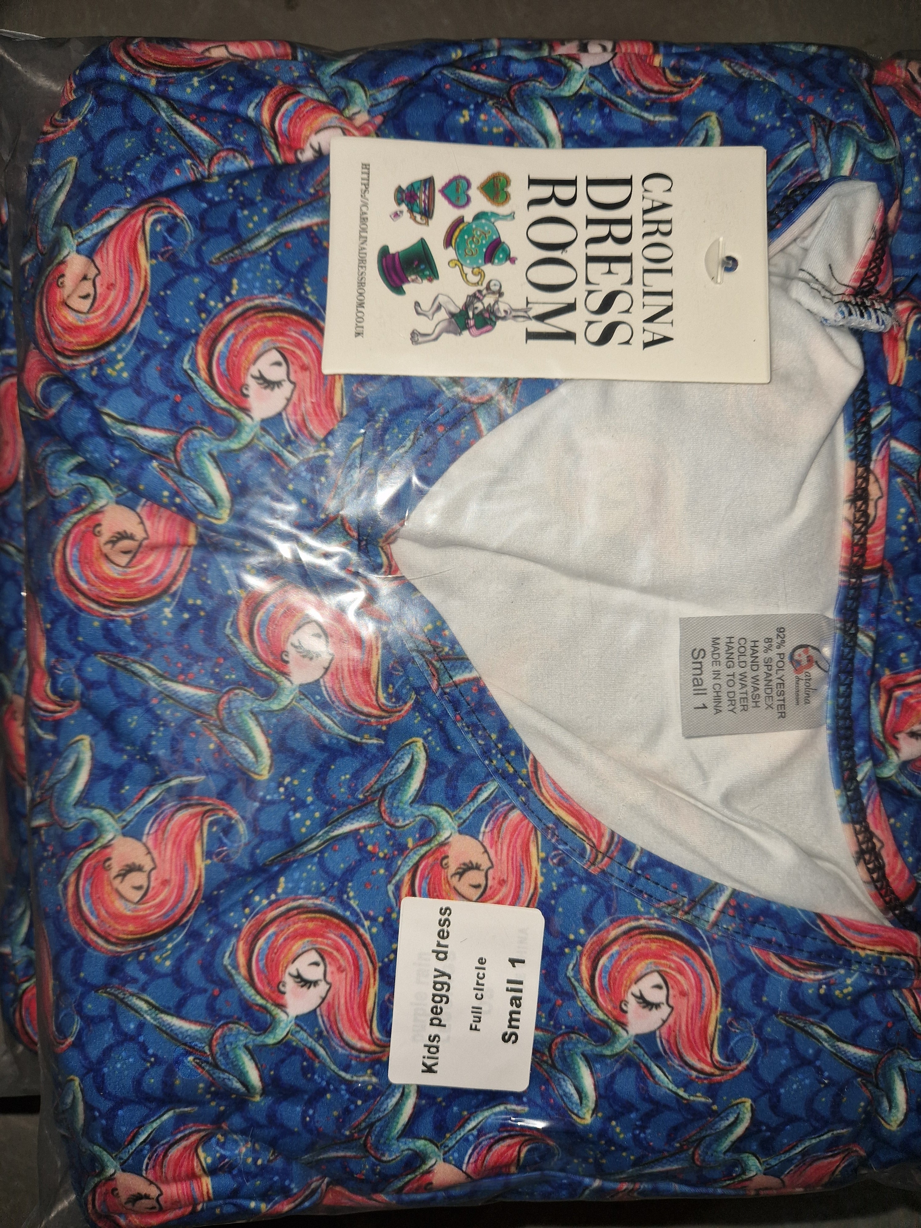 Kids peggy Dress - Mermaid lady