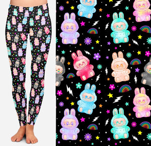 Comfort leggings - Rainbow Bear-abubu
