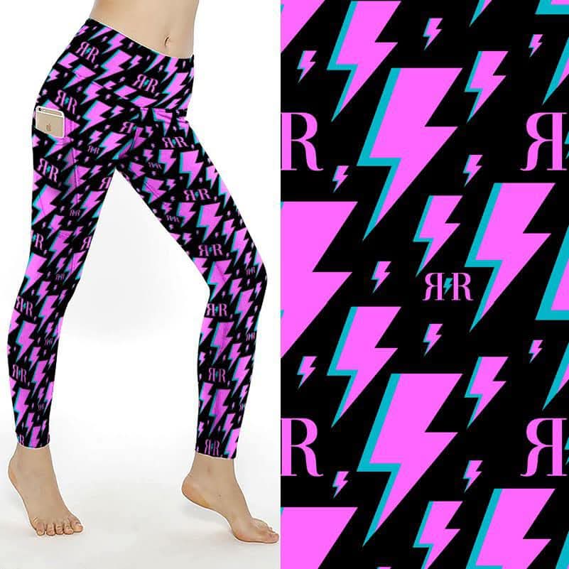 Active Leggings - Pink R&R (box 5A)