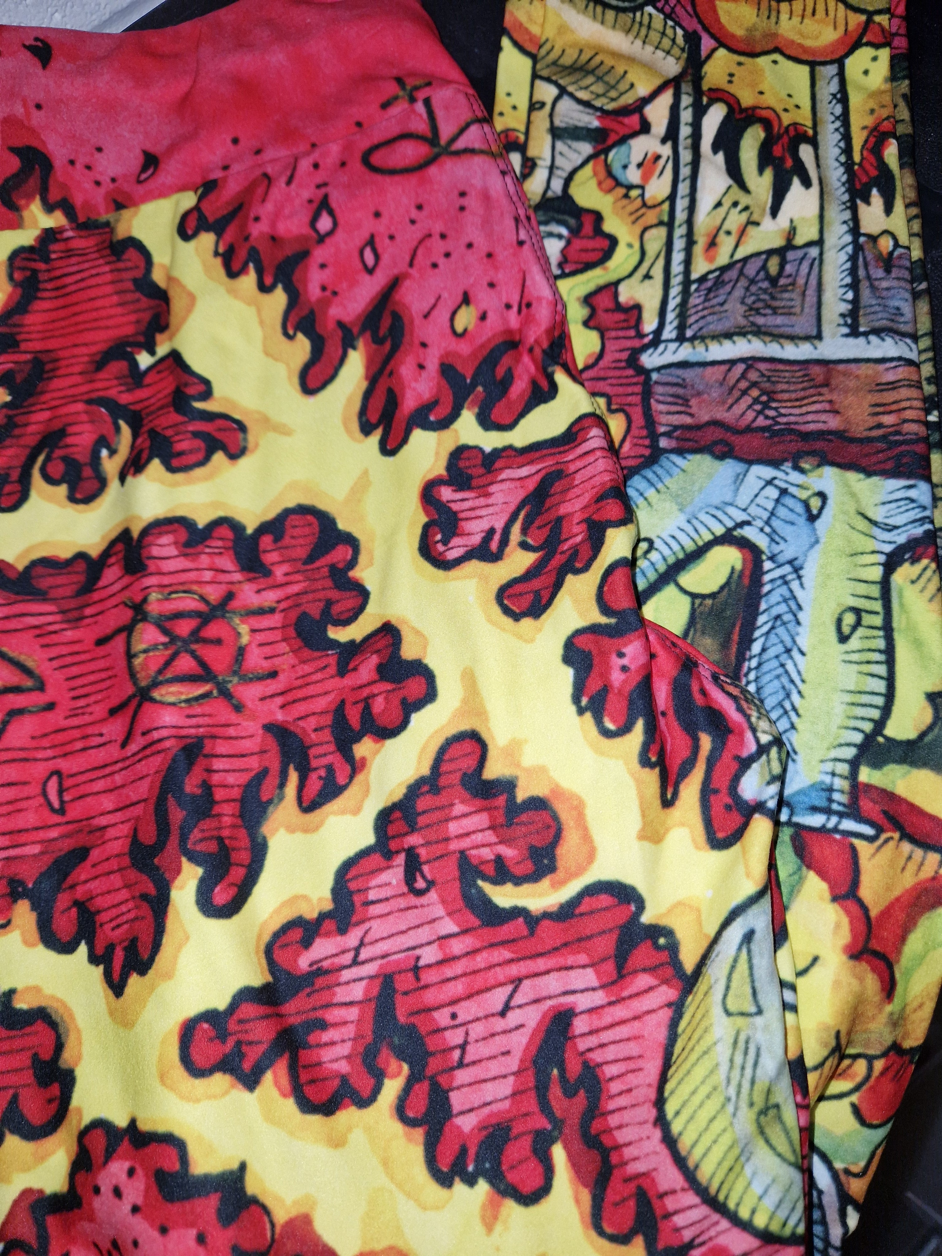 Leggings - red/yellow potions (6/12)