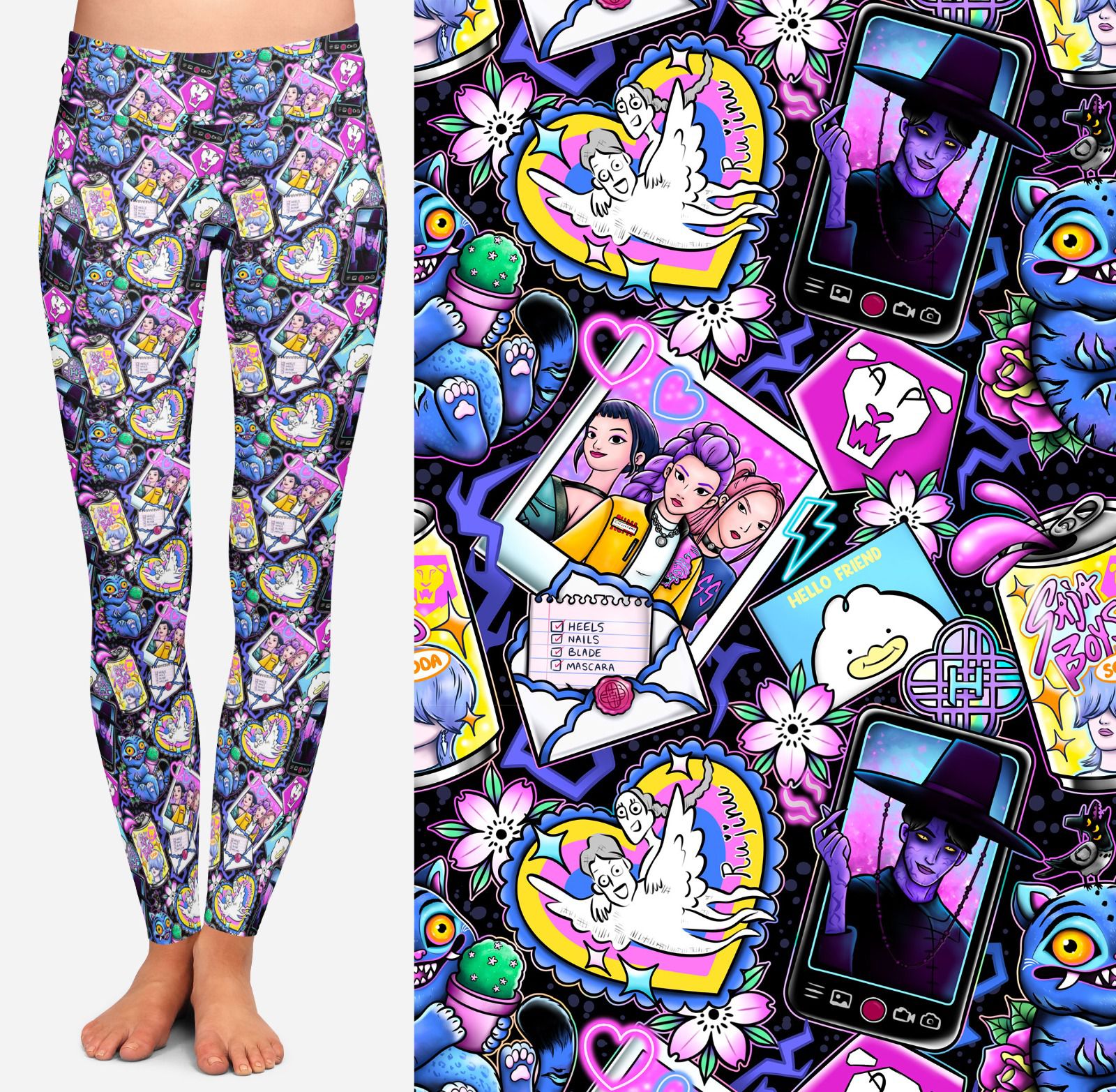 Comfort leggings - Hello Friend