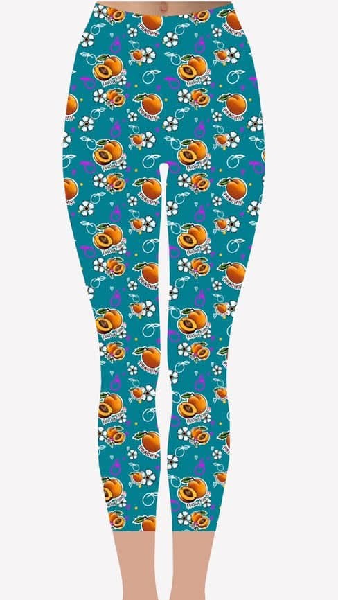 Comfort Capris - Peachy Keen Blue (box 6A)