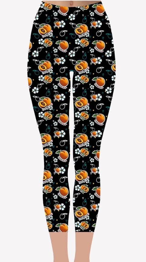 Comfort Capris - Peachy Keen Black (box 6A)