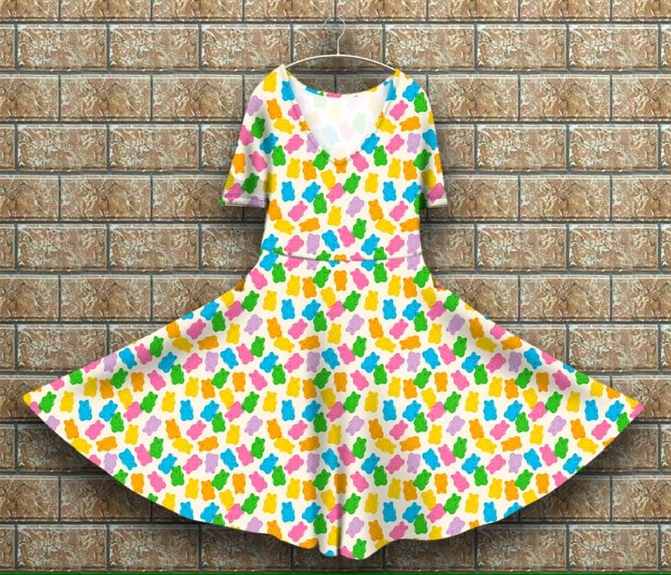 Peggy Dress -Gummy Bears (box 8A)