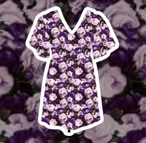 Swimdress - Lilac Flowers (box 7A)