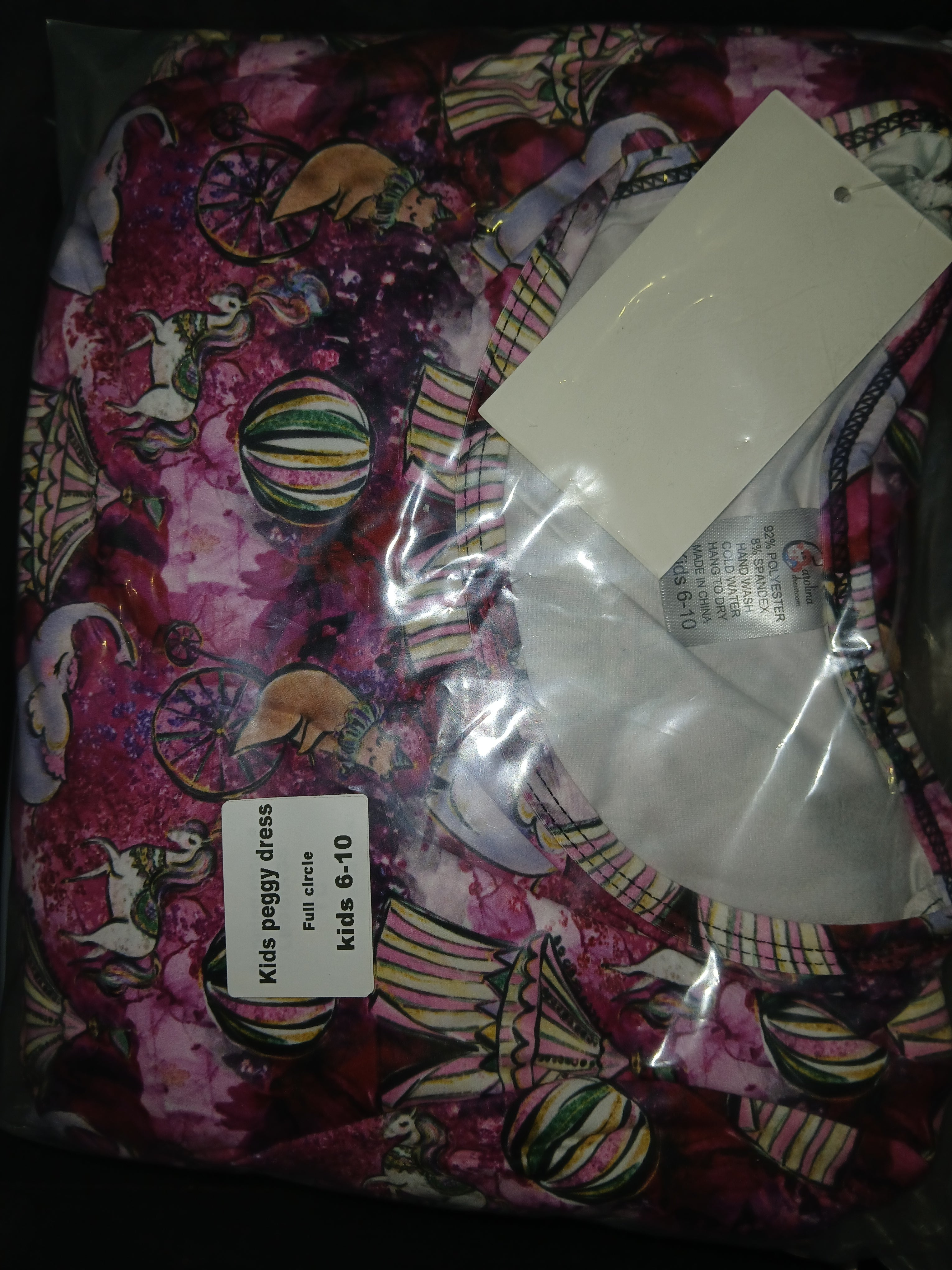 Kids Peggy -  Pink Circus (Box 16A)