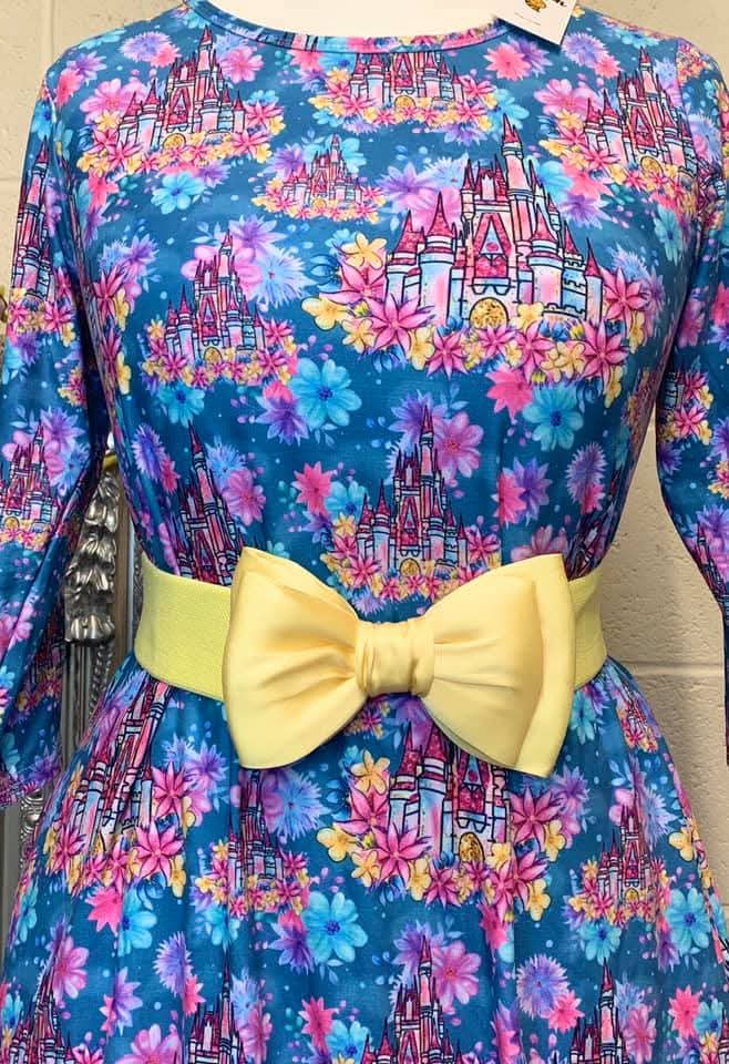 Swing dress - flower Castles (box  4A)